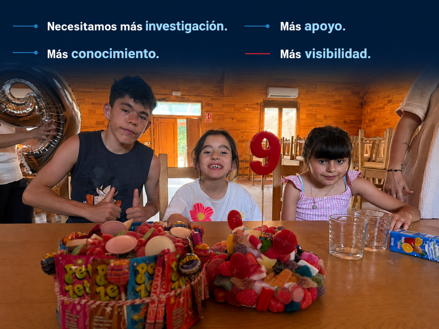Necesitamos más investigación, más apoyo, más conocimiento y más visibilidad.