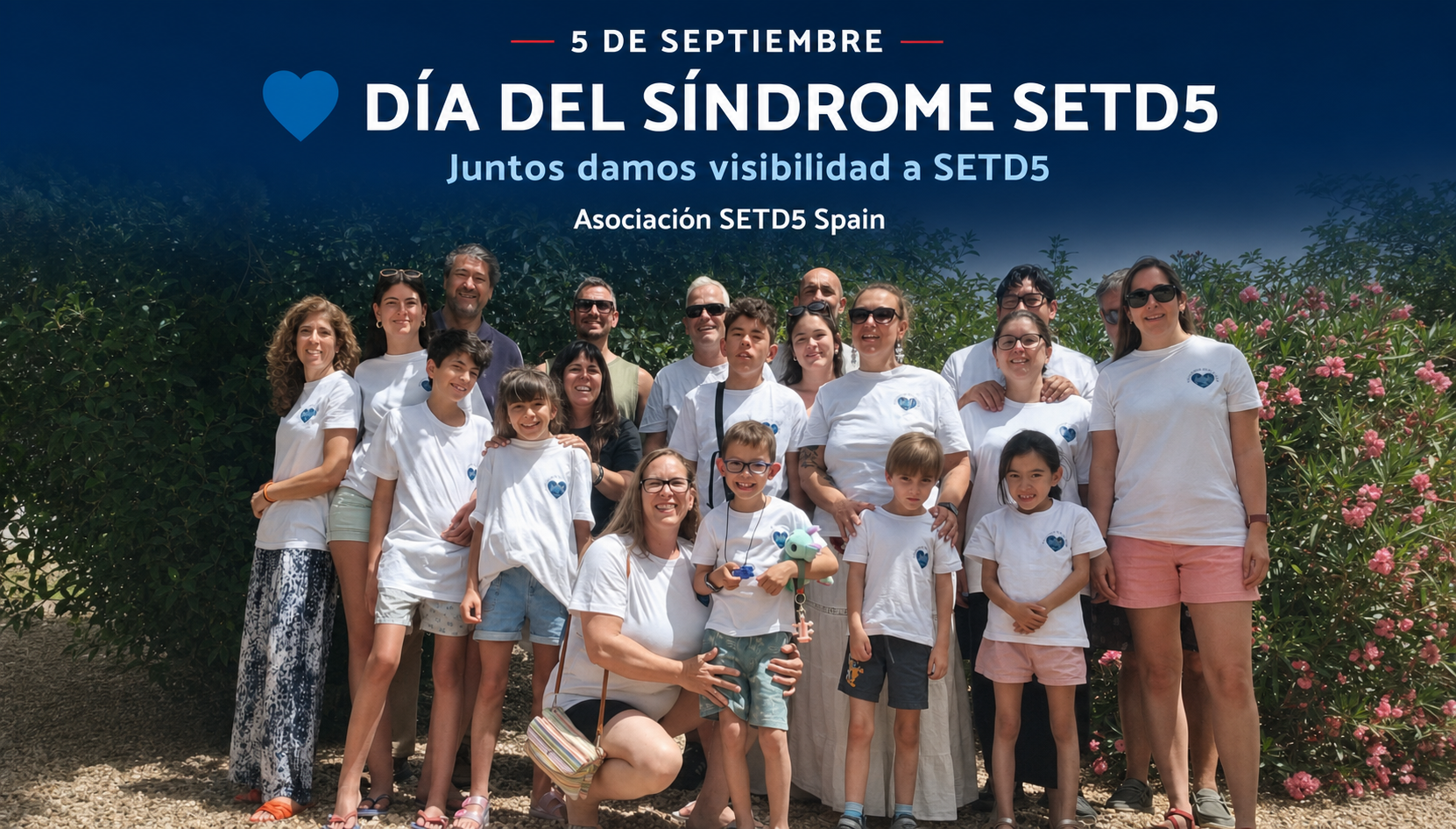 5 de septiembre, Día del Síndrome SETD5. Juntos damos visibilidad a SETD5.
